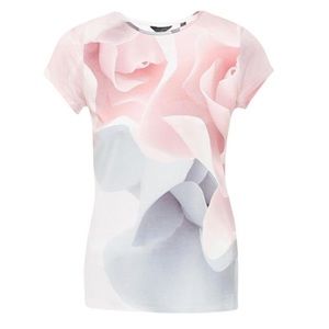 Ted Baker Nude Pink Porcelain Rose Fitted Tee